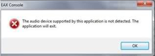 The application will exit.